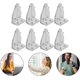 thumbnail image 4 of 8 piezas de soportes de fijación para persianas, ganchos para persianas, cenefa de plástico transparente, 4 of 5