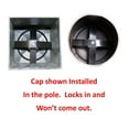 thumbnail image 4 of 2" Standard Round Pole Cap (86-00041), 4 of 6