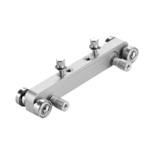 Bunblic Guitar Bridge Saddle Nut Sander, Luthier Tool, Professional Bridge Grinding Device for Bass Precision Instruments Accessories Silver