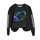 thumbnail image 3 of Ailaofu Womens Long Sleeve Shirt Pullover Tops, Loose Casual Crewneck T-Shirt Lightweight Sweatshirt, 3 of 3