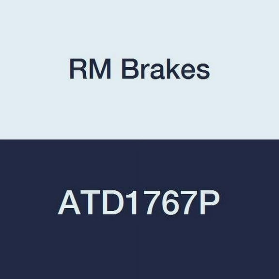 RM Brakes ATD1767P Brake Pad Set