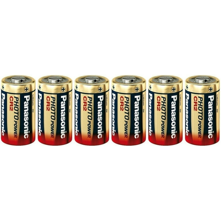 Panasonic CR2 Ultra Lithium Photo Battery 3V Dlcr2 6 Pack