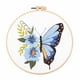thumbnail image 1 of Kits Bordado Punto Cruz Estampados Mariposas Con Hilo Color Aro 30x30cm, 1 of 9