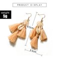 thumbnail image 4 of ATTOE Trendy Bohemian Women Lady Exquisite Tassel Dangle Shell Earrings Ear Studs-0813, 4 of 5
