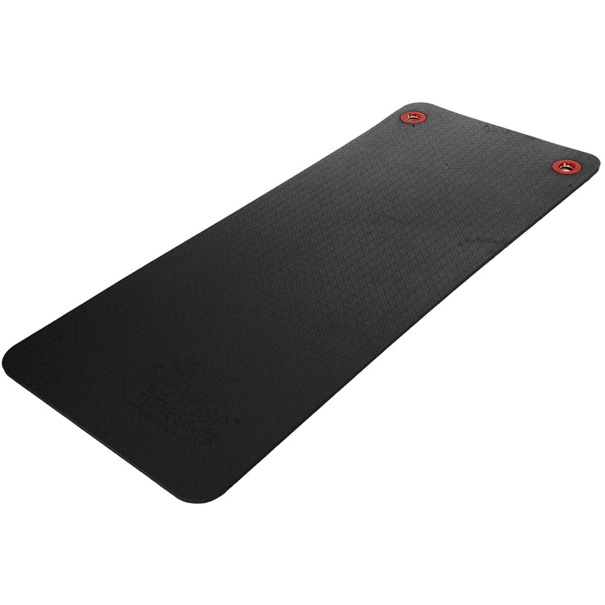 EcoWise Deluxe Workout / Fitness Mat w/eyelets, 5/8" x 23" x 72" Onyx