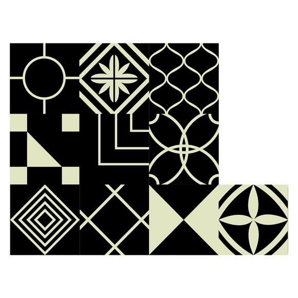 EDHITNR Clearance Luminous Tile Stickers For Home Decoration DIY Self-adhesive Green Fluorescent Wall Stickers Black and Friday Deals 90% off
