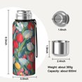 thumbnail image 7 of 20 Oz Pioneer Flower Coffee Tumbler Double Wall Insulated Stainless Steel Water Bottle | Metal Reusable Thermoses Flask with Cup Cap | Leak & Sweat Proof with Anti-Dust Lid, 7 of 7
