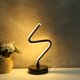 thumbnail image 5 of Kuymtek Lámpara de mesa acrílica curva de luz con forma de espiral LED, decoración moderna para dormitorio (cálido), 5 of 9