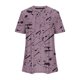 thumbnail image 3 of Tops Cortos para las Mujeres Cuello Redondo Impreso Sudadera Plisada Manga Corta, Tops de Baile para las Mujeres Primavera Verano, 3 of 4