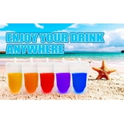 100 PCS Aspire 1.75 OZ Transparent Spouted Stand up Pouch, Clear Drink Bags, Reusable Flask Kit, 8.2 mm Spout, BPA Free