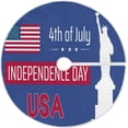 thumbnail image 1 of FMSHPON Independence Day Independence Day Xmas Christmas Tree Skirt Stand Mat for Holiday Party Decoration Indoor Outdoor 48 inches, 1 of 6