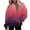 Pink Plus Size Womens Sweatshirts, variant on BSDJILFG Sweatshirt for Women Fall 2025 Gradient Color Hoodies Lightweight Winter Sweatshirts Long Sleeve Drawstring Sweaters With Pocket