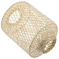 thumbnail image 2 of Bamboo Woven Lamp Shade for Pendant Use Beige Color and Sturdy 12.5 x 8 Inches, 2 of 5