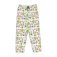 thumbnail image 4 of Naloa Happy Easter Print Women’s Ultra-Soft Comfy Pajama Lounge Pants with Pockets & Drawstring, 4 of 8