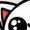 White, variant on Chibi White Cat Youth Red Crew Neck Short Sleeve Tee-Medium