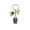 Black#13913, variant on Graduation Gown Keychain Pendant, Lightweight Aluminum Alloy, Commemorative Graduation Gift Accessory for Graduates