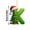 K, variant on BingTong 26 Letter Ornaments Christmas Tree Decoration,Initial A To Z New Christmas Letters Decoration,Personalized Hanging Pendant Xmas Alphabet For DIY Craft Ornaments R Green