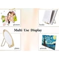 thumbnail image 2 of Display Stand Counter Top Decorative Multi Use For Plate Book Picture Artwork, Brass, 2 of 4