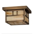 thumbnail image 4 of Meyda Tiffany 212751 Hyde Park Double Bar Mission 14" Wide Flush Mount Square Ceiling, 4 of 4