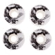 thumbnail image 1 of 4 ruedas de patineta de alto rendimiento 52A, duraderas, de PU Blanco, 1 of 9