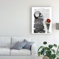 thumbnail image 3 of Trademark Fine Art 'Skull And Books' Canvas Art by Fab Funky, 3 of 3