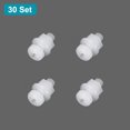 thumbnail image 3 of Kit de Tornillos de Cabeza Redonda de Plástico de Nylon Uxcell 30 Set M3x8mm, Tuercas Hexagonales y Arandelas, 3 of 7