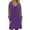 Purple, variant on Letdown Women's Sparkly Ruched Bodycon Mini Dress Sheer Mesh Bell Long Sleeve V Neck Short Club Party Dresses (Black,L)