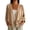 Khaki, variant on Gamivast 3/4 Sleeve Cardigan for Women Lightweight Button Front V Neck Relaxed Fit Casual Layering top for Summer Travel Everyday Wear Khaki M