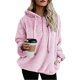 thumbnail image 1 of Sudadera de invierno para mujer Sudadera de lana difusa Sudadera con capucha de gran tamaño con bolsillos WD.WDQZL Hogar, 1 of 4