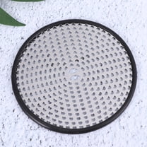 SILENRADAWN 1Pcs Shower Floor Drain Cover Round 4.33x4.33x0.20in Stainless Steel for Bathroom