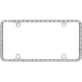 thumbnail image 1 of Cruiser Accessories 18250 Pearlesque License Plate Frame, Chrome/Clear, 1 of 5