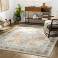 thumbnail image 2 of Surya Pisa PSS-2335 94x120" Rectangle Traditional Fabric Rug in Beige/Pewter/Tan, 2 of 7