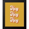 thumbnail image 2 of Wild Apple Portfolio 12x14 Black Modern Framed Museum Art Print Titled - Hey, 2 of 5