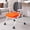 Orange, variant on Conference Chair Ergonomic Backrest Computer Chair Study Chair with Wheels,Foldable Guest Reception Chair for School Training Conference,Desk Chairs