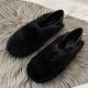 thumbnail image 4 of Zapatos de felpa para mujer, comodidad de otoño e invierno, además de zapatos de algodón cálidos de terciopelo, zapatos planos para el hogar, arrastre perezoso Wmkox8yii hj789, 4 of 7