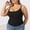 #62Black, variant on Women's Basic Plus Size Ribbing Casual Long Camisole Spaghetti Straps Cami Layering Top