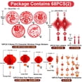 thumbnail image 3 of Active Mind Ltd 68-Pack Red Chinese New Year Decor Kit 2026, Elegant Paper Lanterns, Red Couplets, Ornaments for Luxury Home & Office Spring Festival Decor, 3 of 9
