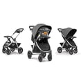 thumbnail image 2 of Chicco Bravo 3-in-1 Trio Travel System, Bravo Quick-Fold Stroller with KeyFit 30 Infant Car Seat and base, Car Seat and Stroller Combo | Calla/Grey, 2 of 5