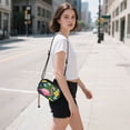 thumbnail image 5 of FORMRS Mini Crossbody Bag for Women Adjustable Rope Shoulder Casual Phone Purse, Pink Flamingo Pattern, 5 of 7