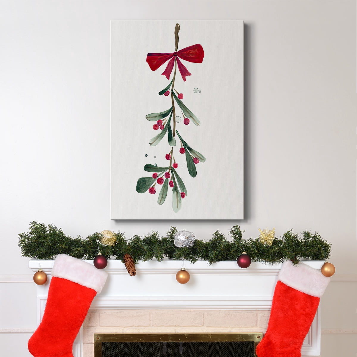 Warm Winter Wishes VI- Gallery Wrapped Canvas