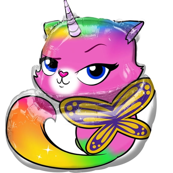 Rainbow Unicorn Balloon 25"