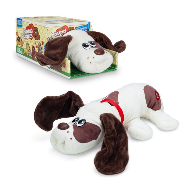 Peluche Basic Fun Pound Puppies Crema con Manchas Marrón