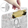 thumbnail image 2 of FMSHPON Black White Wave Anchor Clipboard Hardboard Wood Nursing Clip Board and Pull for Standard A4 Letter 13x9 inches, 2 of 6