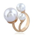thumbnail image 6 of Imitation Pearl Adjustable Open Ring Minimalist Joint Finger Band Fashion Jewelry Accessory for Women Elegant Style, 6 of 7