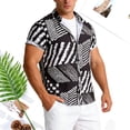 thumbnail image 2 of IWRICH Men's Hawaiian Shirts Short Sleeve Summer Floral Button down Shirt Relaxed Fit Retro Casual Beach Tops 01-Black XXXL, 2 of 9