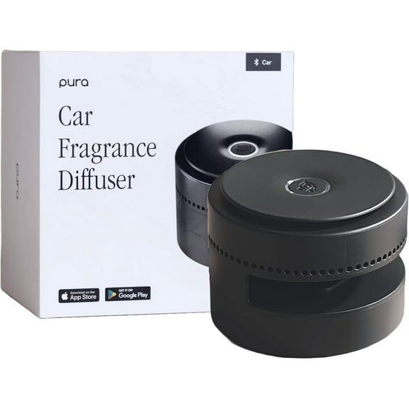 Pura Car Diffuser - Smart Car Aroma Diffuser with USB-C Cable for Luxury Fragrances - Auto Start & Start - Adjustable Fragrance Intensity - Fragrances Sold Separately