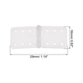 thumbnail image 2 of 10 piezas de bisagras de nylon 29x16mm para partes de aviones de control remoto RC, 2 of 5