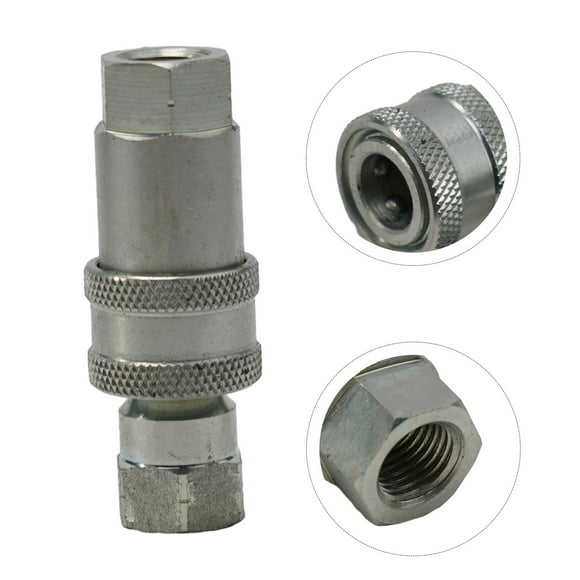 Quick Release Fitting NPT ISO A Hydraulic Coupling Connector 1/4\" 3/8\" 1/2\" 3/4\"