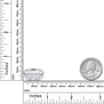 thumbnail image 6 of Gem Stone King 925 Sterling Silver White Moissanite 3 Stone Ring for Women (2.50 Cttw, Oval 8X6MM and 6X4MM, Size 9), 6 of 6