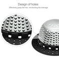 thumbnail image 4 of Shower Drain Hair Catcher/Bathtub Drain Cover/Drain Protector for Pop-Up & Regular Drains(Black), 4 of 7